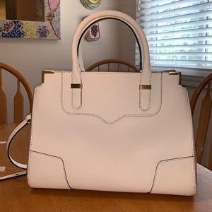 Rebecca Minkoff Amorous Satchel White Saffiano